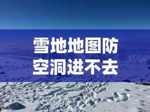 雪地地图防空洞进不去怎么办  第1张