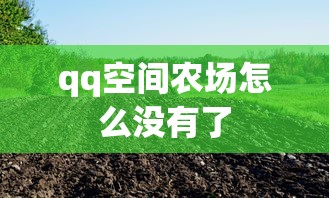 qq空间农场怎么没有了  第1张