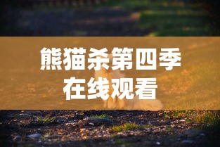 熊猫杀第四季在线观看  第1张