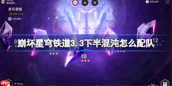 崩坏星穹铁道3.3下半混沌回忆配队推荐-崩坏星穹铁道3.3下半混沌怎么配队  第1张