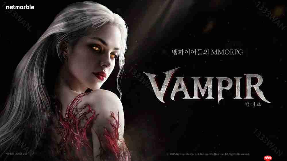 《天堂 2革命》核心团队参与制作 MMORPG《VAMPIR》亮相 预计 2025 年内于韩国推出  第1张