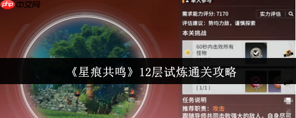 星痕共鸣12层试炼终极突破：幻神阵容与零失误操作指南  第1张