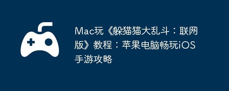 Mac玩《‎躲猫猫大乱斗：联网版》教程：苹果电脑畅玩iOS手游攻略  第1张