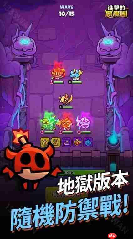 全新休闲 Roguelike 防御游戏《进击的恶魔团》游戏预约开启 化身可爱恶魔对抗邪恶人类  第3张
