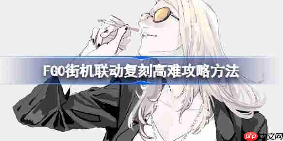 FGO街机联动复刻高难攻略方法-FGO街机联动复刻高难该怎么打  第1张