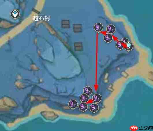 原神鸣草在哪里采-鸣草采集路线图  第12张