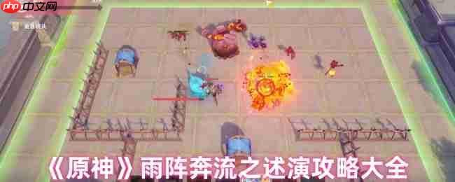 原神雨阵奔流之述演全关卡满分布阵指南  第1张
