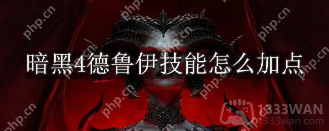 暗黑破坏神4德鲁伊技能怎么加点-暗黑4德鲁伊技能加点推荐  第1张