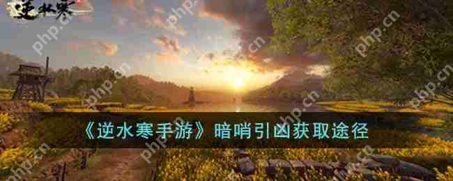 逆水寒手游暗哨引凶怎么获得  第1张