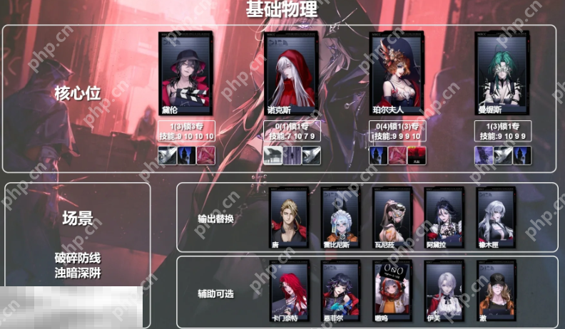 无期迷途物理队怎么配队 无期迷途物理队体系配队推荐  第2张