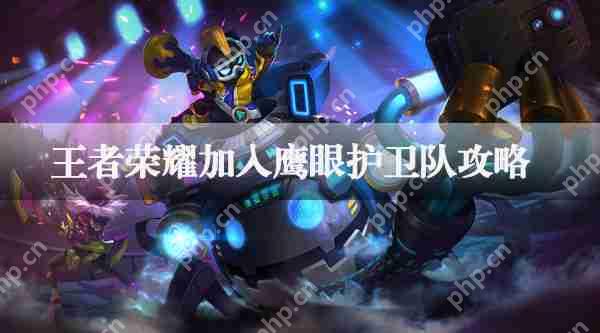 王者荣耀加入鹰眼护卫队攻略  第1张