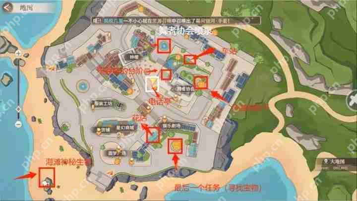 唱舞星计划七大未解之谜大地图位置  第1张