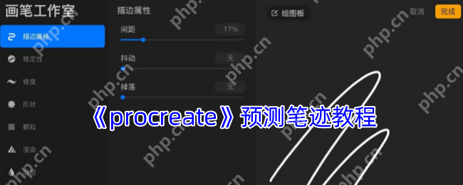 Procreate预测笔迹技巧大揭秘：3步轻松提升绘画流畅度  第1张