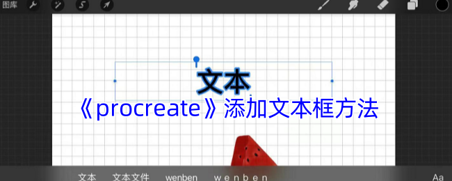Procreate文字添加全攻略：3分钟学会文本框操作技巧  第1张