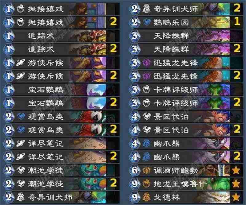 炉石传说荒野之神任务推荐卡组一览  第1张