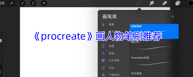 Procreate人物绘画笔刷零基础教程 从草稿到肌理全流程指南  第1张