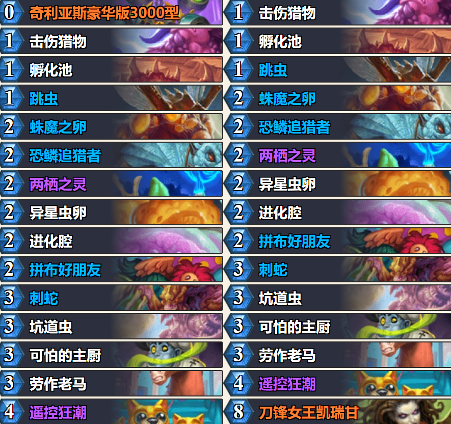 炉石传说标准快攻蛋猎卡组怎么搭配 炉石传说标准快攻蛋猎推荐4月  第2张