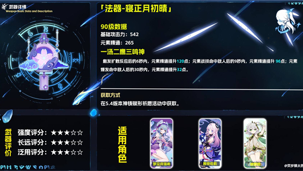 原神寝正月初晴怎么样 寝正月初晴强度解析  第2张