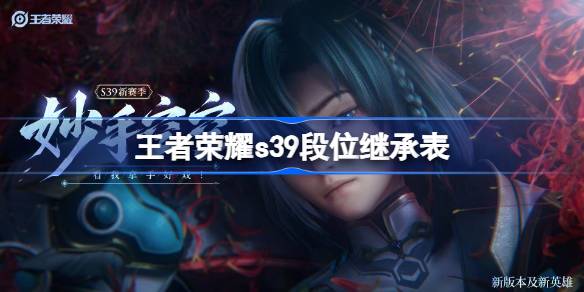 王者荣耀s39赛季段位继承表-王者荣耀s39段位继承规则是什么  第1张