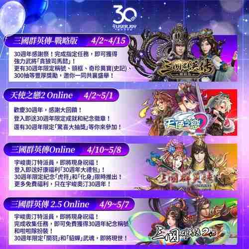 《神州》X《幻想三国志》合作内容重现「凤凰誓、黄帝篇」剧情 宇峻奥汀 30 周年庆典开启  第4张
