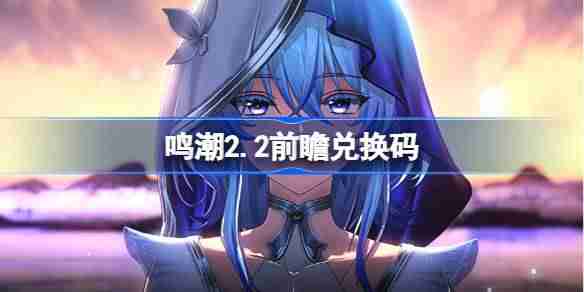 鸣潮2.2前瞻兑换码 鸣潮2.2前瞻兑换码汇总  第1张