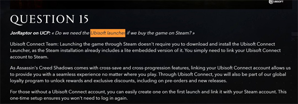 《刺客信条：影》全球热销第八 Steam无需育碧启动器  第4张