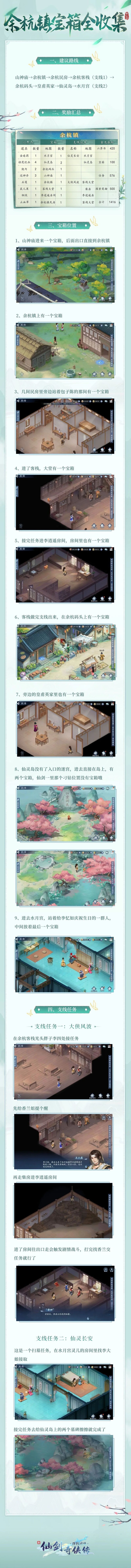 新仙剑奇侠传之挥剑问情余杭宝箱全收集攻略  第1张