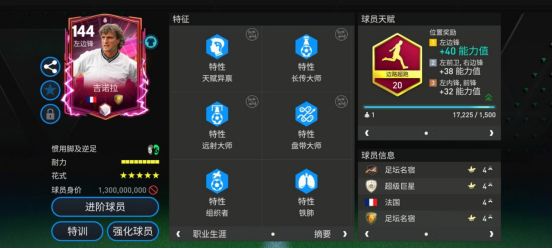 FC足球世界：英雄登场左边锋阿扎尔&amp;吉诺拉解析  第6张