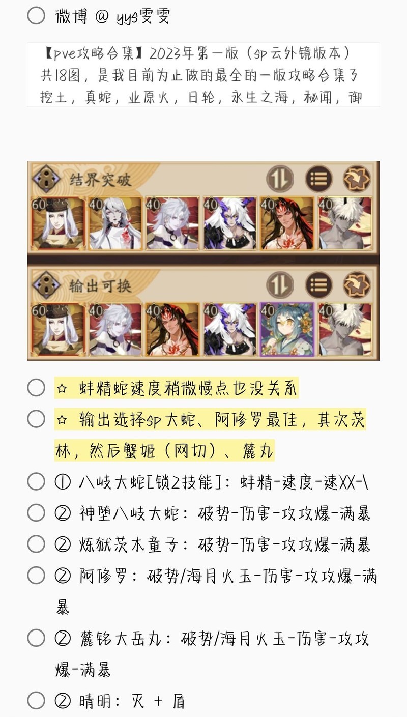 阴阳师结界突破全阵容合集  第14张