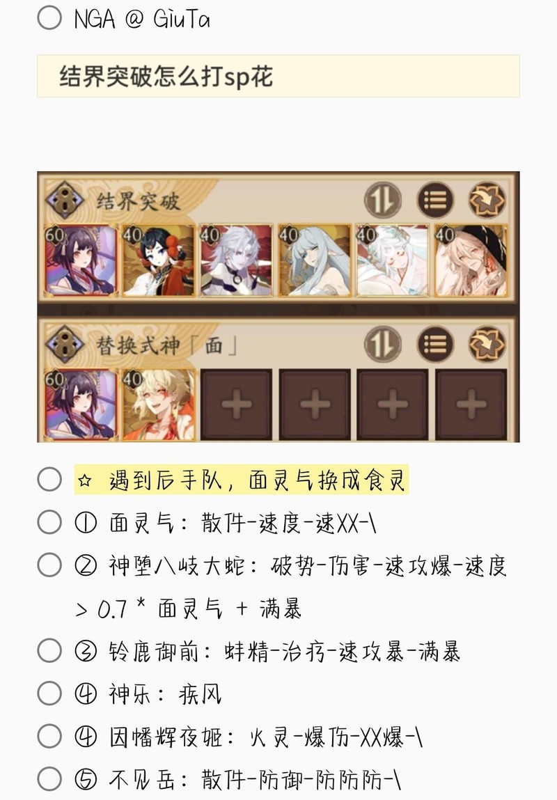 阴阳师结界突破全阵容合集  第45张