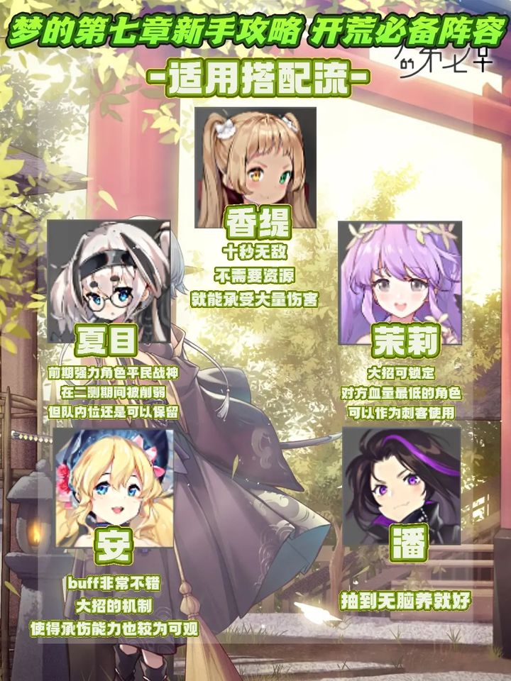 梦的第七章：控制辅助流搭配攻略  第3张