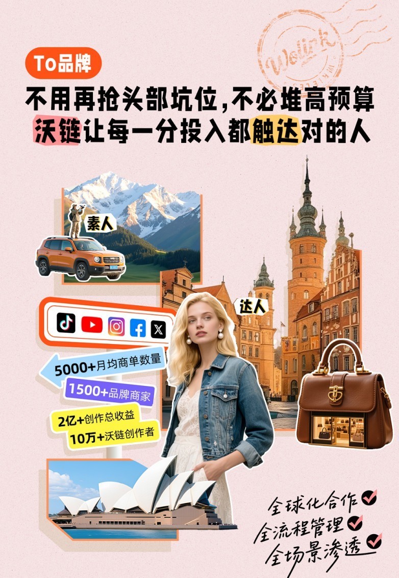 海外社媒营销难？沃链Wolink教你玩转红人带货新模式  第4张